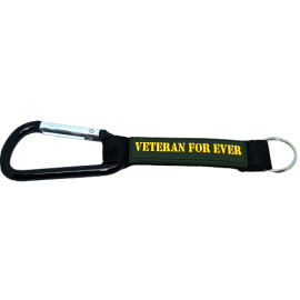 Key and Bag Hanger "VETERAN FOR EVER"