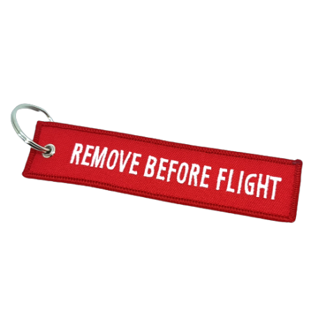 Key Hanger - "REMOVE BEFORE FLIGHT"