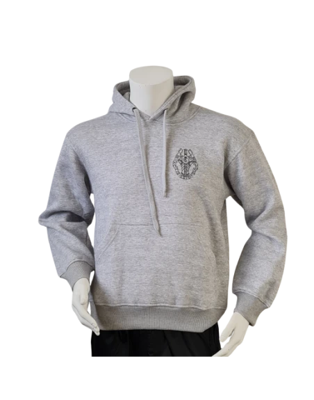 Lancer - Hoodie u/zip, GARDEHUSARREGIMENTET, Grå