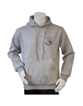 Lancer - Hoodie u/zip, 4. MARINEESKADRON, Grå