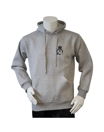 Lancer - Hoodie u/zip, INGENIØRREGIMENTET, Grå