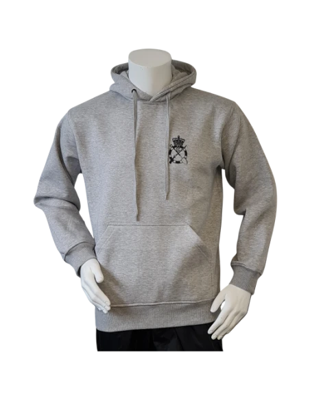 Lancer - Hoodie u/zip, INGENIØRREGIMENTET, Grå