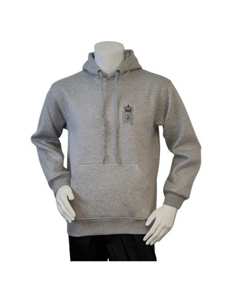 Lancer - Hoodie u/zip, EFTERRETNINSGREGIMENTET, Grå