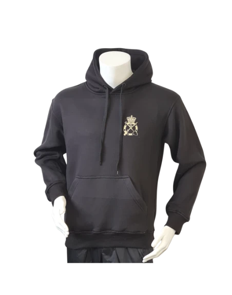 Lancer - Hoodie u/zip, INGEINØRREGIMENTET, Sort