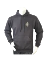 Lancer - Hoodie u/zip, FØRINGSSTØTTEREGIMENTET, Sort