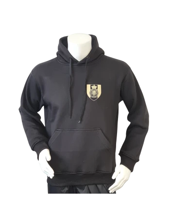 Lancer - Hoodie u/zip, TRÆNREGIMENTET, Sort