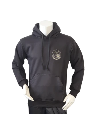 Lancer - Hoodie u/zip, 4. MARINEESKADRON, Sort