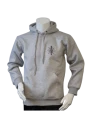 Lancer - Hoodie u/zip, FØRINGSSTØTTEREGIMENTET, Grå