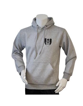 Lancer - Hoodie u/zip, TRÆNREGIMENTET, Grå