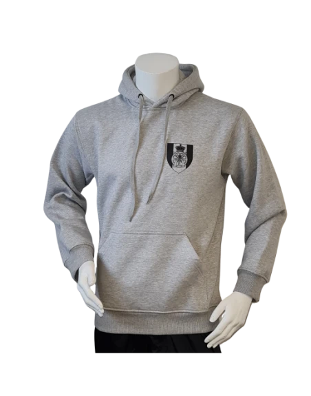 Lancer - Hoodie u/zip, TRÆNREGIMENTET, Grå