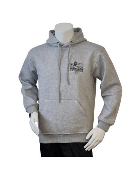 Lancer - Hoodie u/zip, JYDSKE DRAGONREGIMENT, Grå