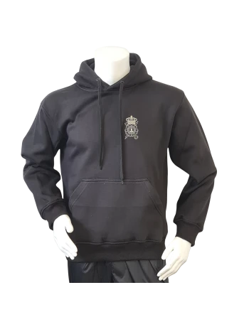 Lancer - Hoodie u/zip, EFTERRETNINGSREGIMENT, Sort