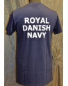 LANCER - T-shirt, Marineblå med ROYAL DANISH NAVY tryk på ryg