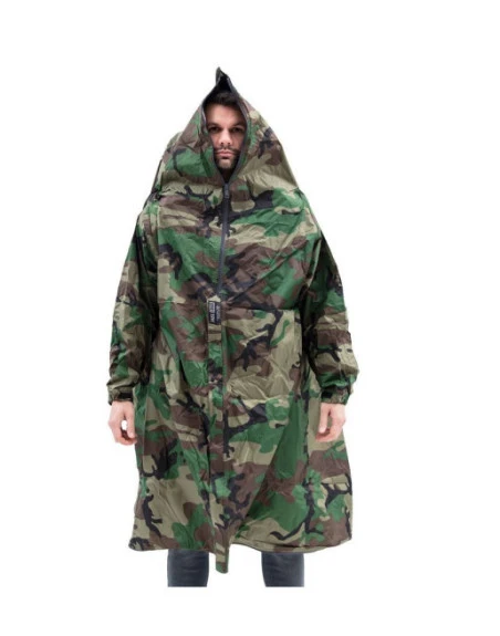 Fjellduk Pro Poncho, Woodland Camo
