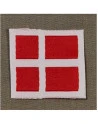 Danish Flag, small, weaved. Red/white