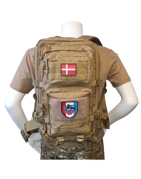 Rygsæk m. Jydske Dragonregiments Regimentsmærke, sæt