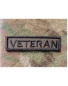 Veteran, Grøn/Sort (8x2 cm) med velcro