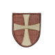 Danish Mantova Cross with Velcro, Brown/Sand