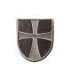 Dansk Mantova Kors med Velcro, Grøn/oliven