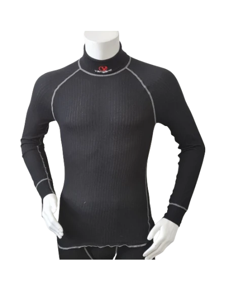 Vangárd –  MTS Undertrøje L/S med høj hals, Sort