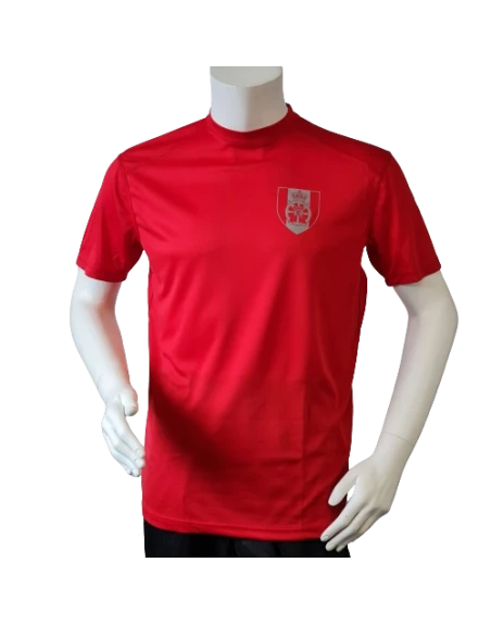 Lancer Løbetrøje med Trænregimentet - reflekstryk, Rød