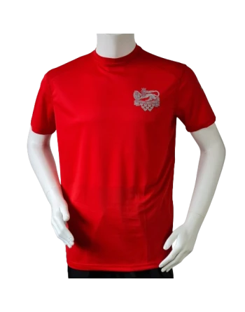 Lancer Løbetrøje med Jydske Dragonregiment - reflekstryk, Rød