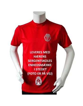 Lancer Løbetrøje med Hærens Sergentskole - reflekstryk, Rød