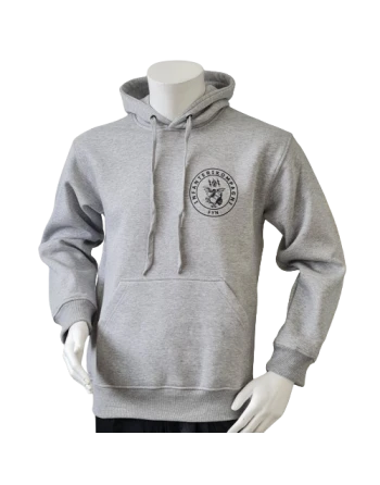 Lancer - Hoodie, grå med INFANTERIKOMPAGNI FYN tryk på ryg