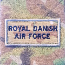 Royal Danish Airforce mærke på velcro, MultiCam