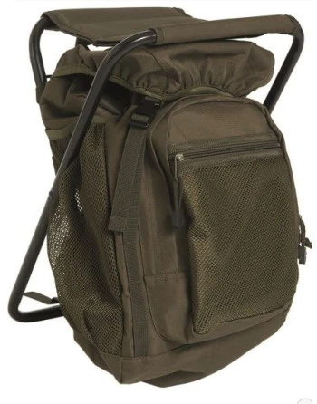 MIL-TEC - Backpack with chair, Olive