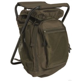 MIL-TEC - Backpack with chair, Olive