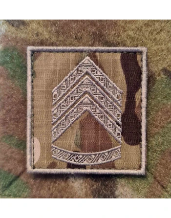 Rang Sergeant, MultiCam på Velcro