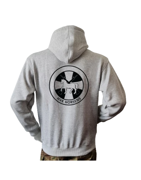 Lancer Hoodie med Hjemmeværnskompagni Horsens, tryk på ryg
