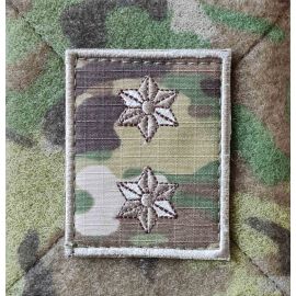 Rang LtCol, MultiCam with Velcro