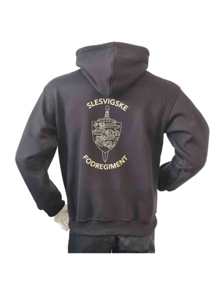 Lancer - Hoodie u/zip, SLESVIGSKE FODREGIMENT, Sort