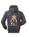 Lancer - Hoodie u/zip, INGEINØRREGIMENTET, Sort
