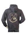 Lancer - Hoodie u/zip, 4. MARINEESKADRON, Sort