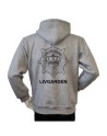 Lancer - Hoodie u/zip, LIVGARDEN, Grå