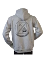 Lancer - Hoodie u/zip, 4. MARINEESKADRON, Grå