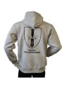 Lancer - Hoodie u/zip, DANSKE ARTILLERIREGIMENT, Grå