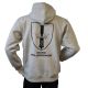 Lancer - Hoodie u/zip, DANSKE ARTILLERIREGIMENT, Grå