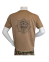 LANCER - T-shirt, MTS-Khaki m. Den Kgl. Livgardes Regimentsmærke