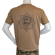 LANCER - T-shirt, MTS-Khaki m. Den Kgl. Livgardes Regimentsmærke