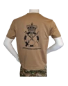 LANCER - T-shirt, MTS-Khaki m. Ingeniørregimentets Regimentsmærke