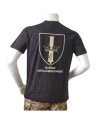 LANCER - T-shirt, Sort m. Danske Artilleriregiments Regimentsmærke