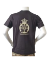 LANCER T-shirt, Sort m. Trænregimentets Regimentsmærke trykt på brystet