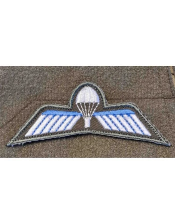 Hollandsk Faldskærmsvinge, Oliven/hvid/blå på velcro