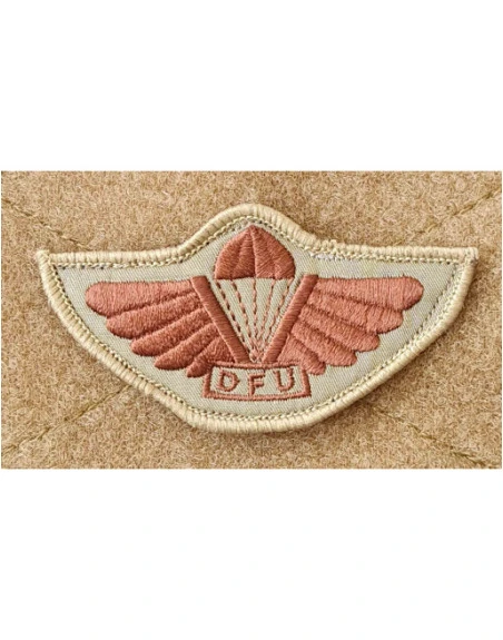 DFU Faldskærmsvinge, Brun/MTS-Khaki med velcro