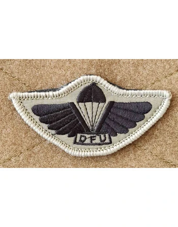 DFU Faldskærmsvinge, Sort/MTS-Khaki med velcro