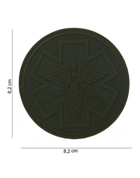 PATCH 3D PVC PARA MEDIC GREEN